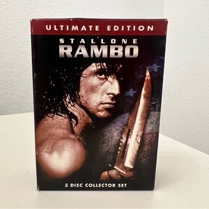 Rambo Ultimate Edition DVDs 3 Disc Collector Set
